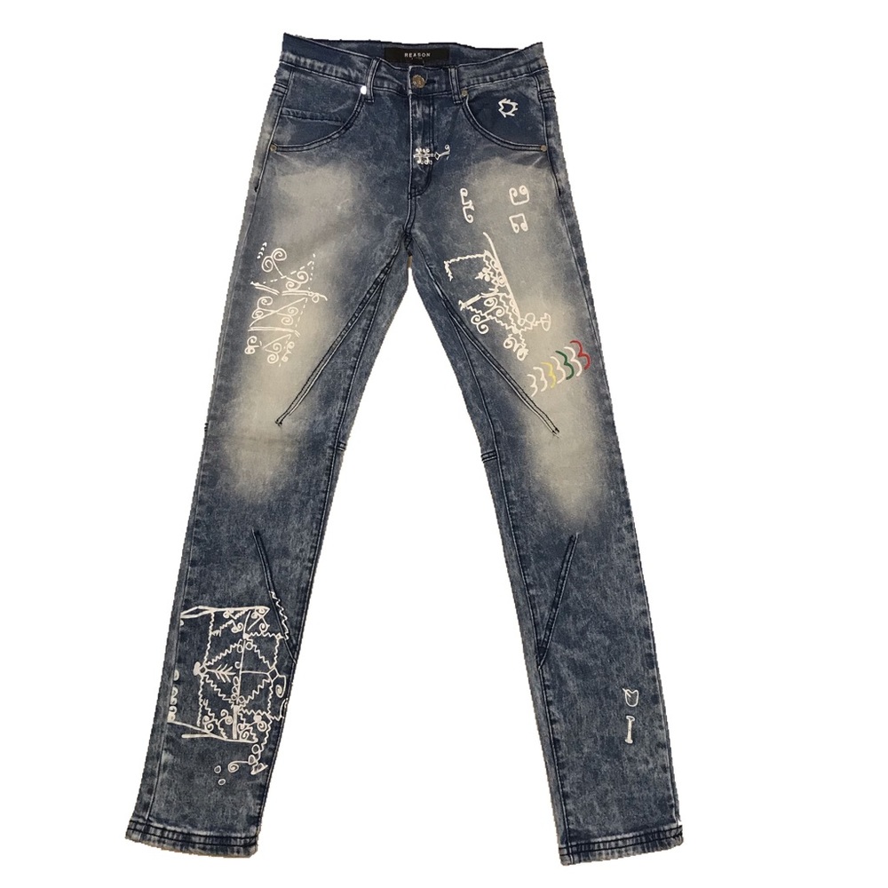 Men’s Scribble jeans. Size 30